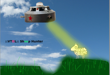 vtol theremin and nose synth sheeo hunter ufo